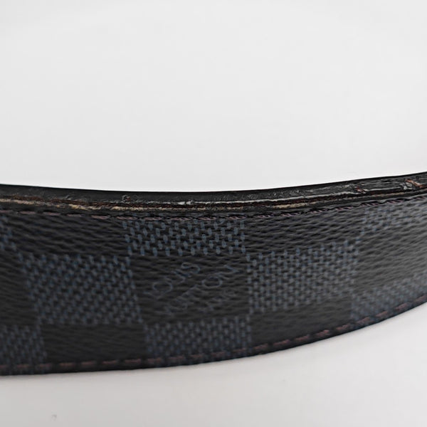 Coated Canvas Belt Blue