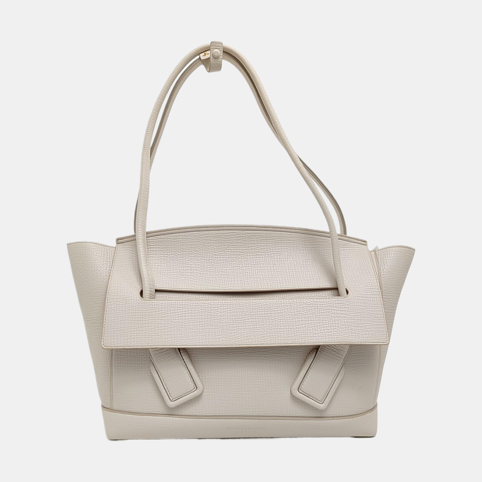 Authenticated pre-owned  Arco Medium Calfskin White - Tote Bag at Looply