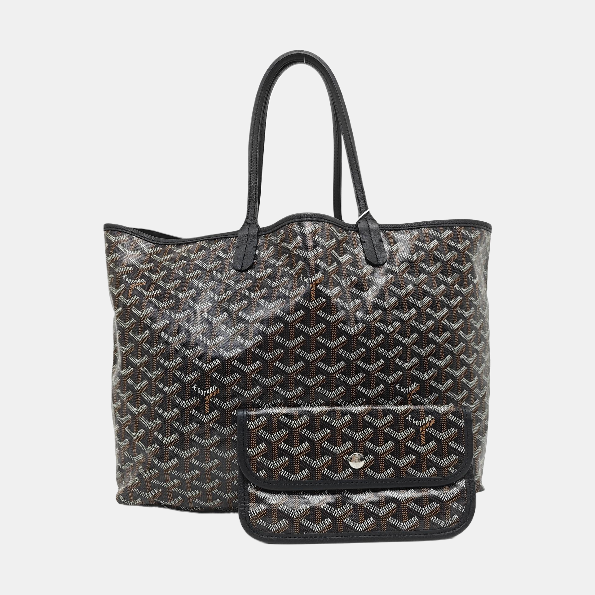 Saint Louis PM Coated Canvas Black