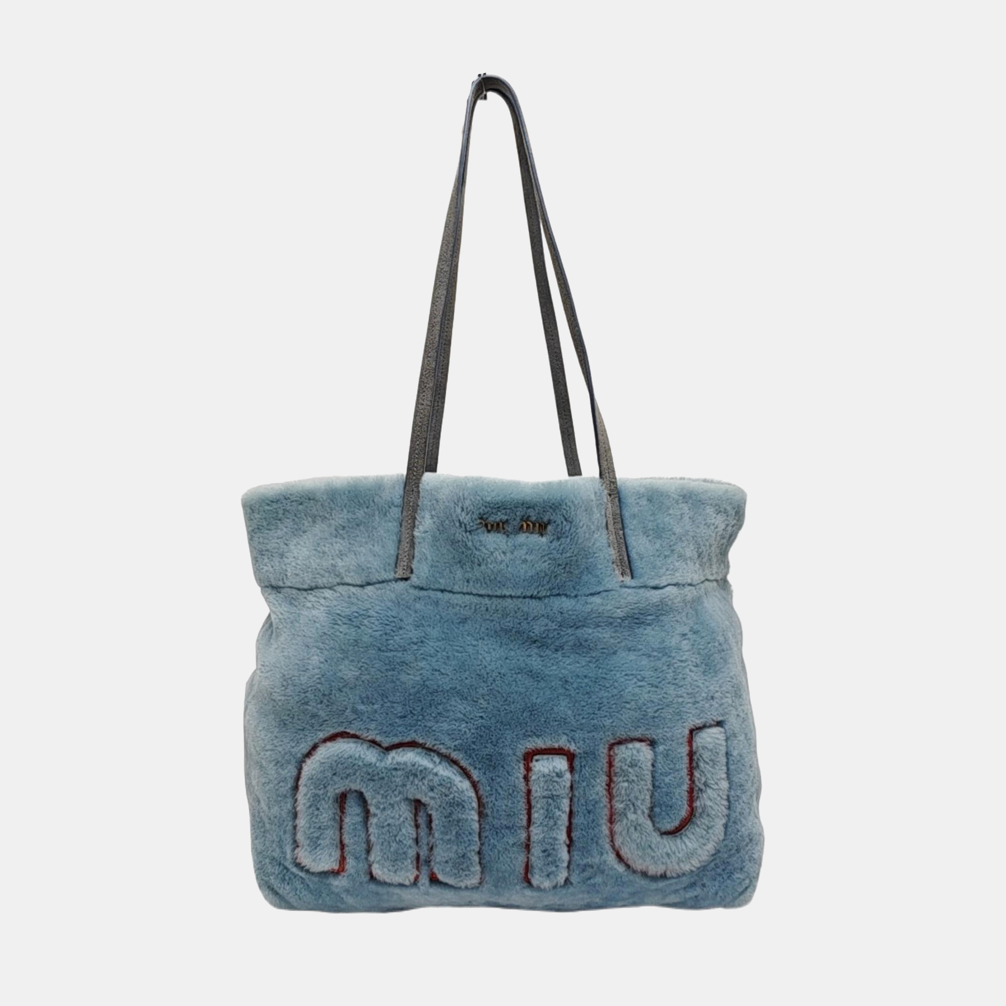 Fabric Tote Bag Blue