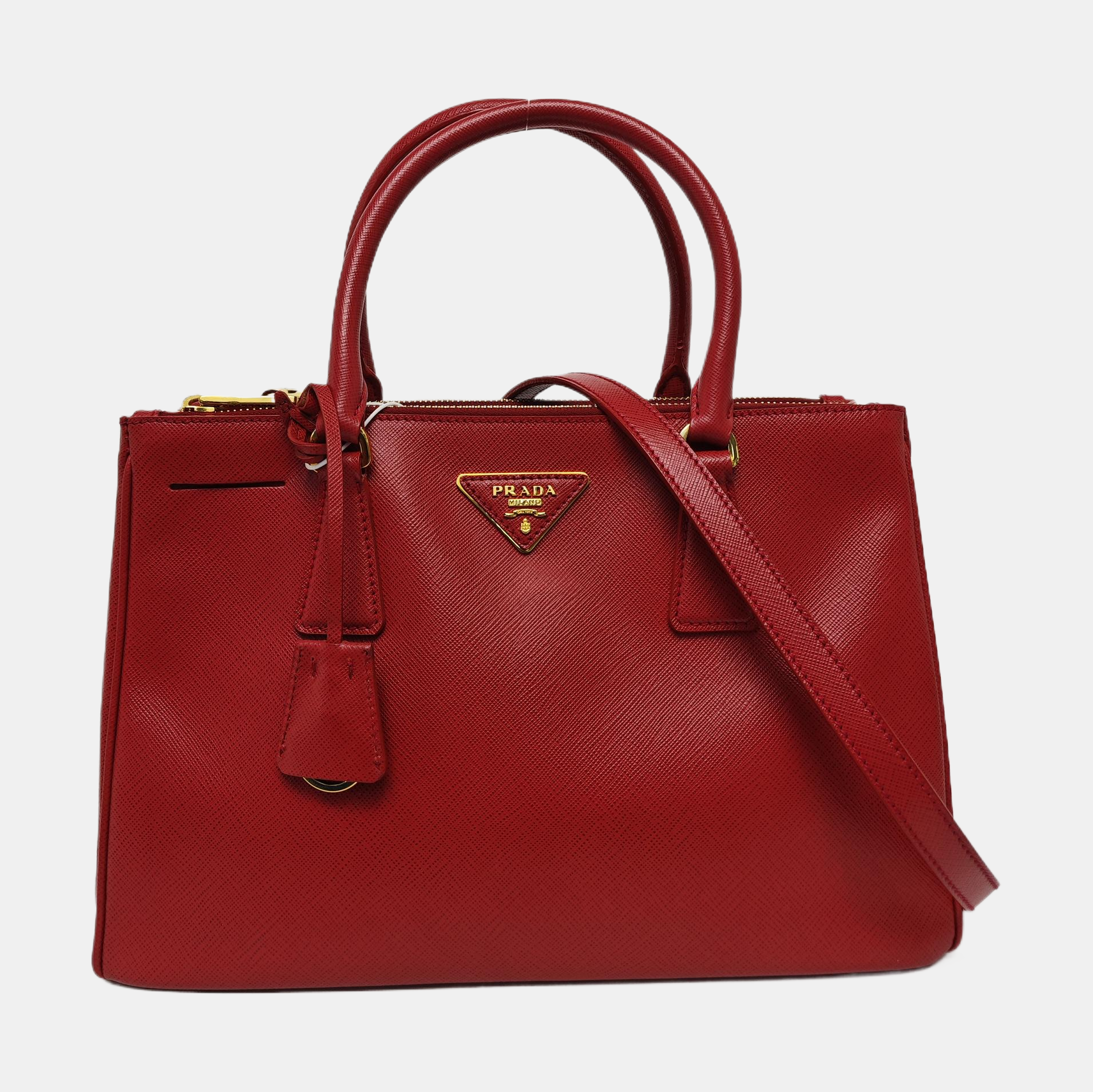 Galleria Medium Calfskin Red