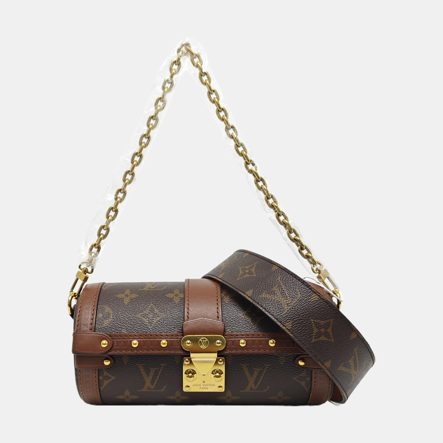 PAPILLON 19 Monogram Coated Canvas Brown