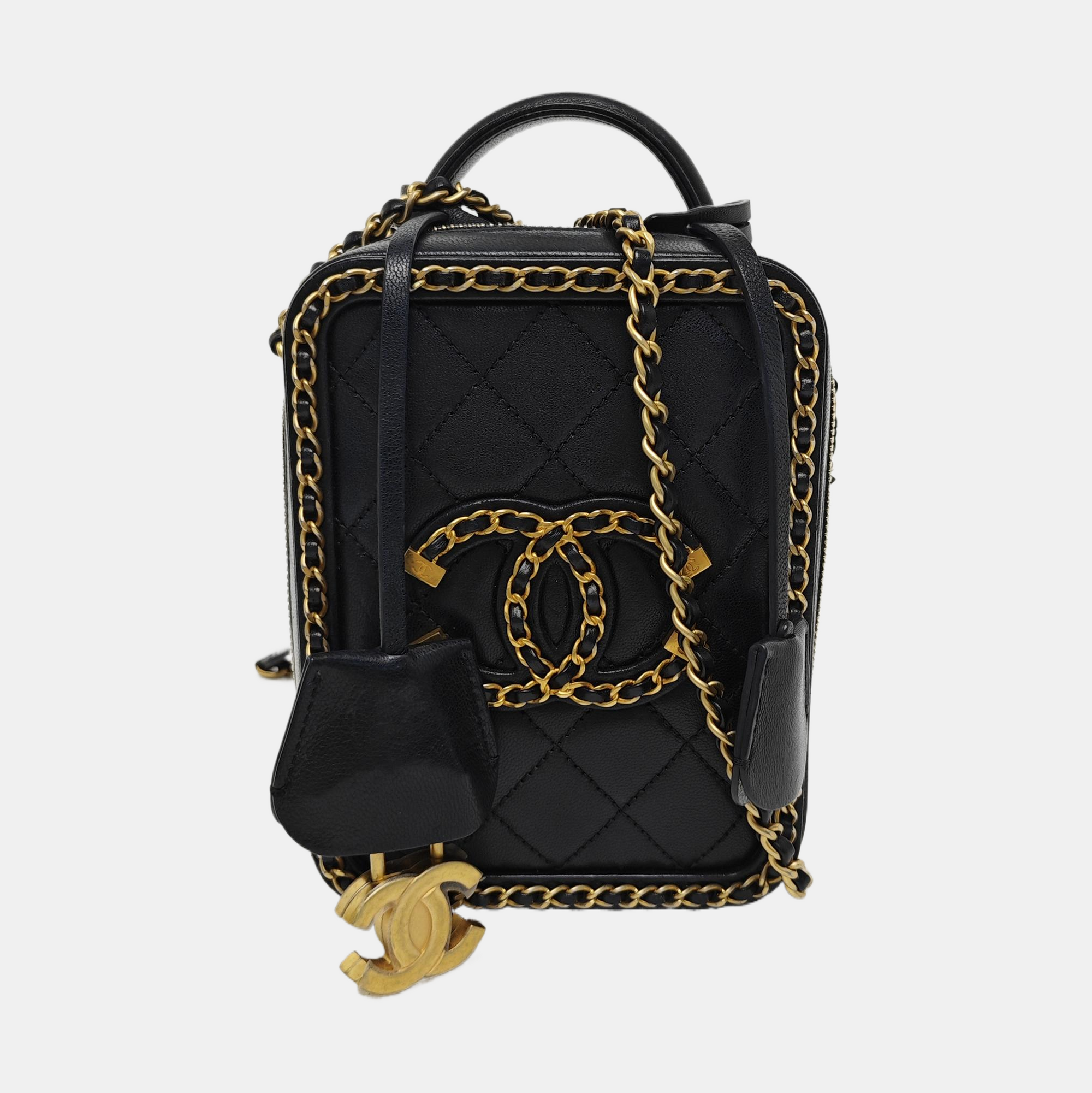 FILIGREE Quilted Lambskin Black