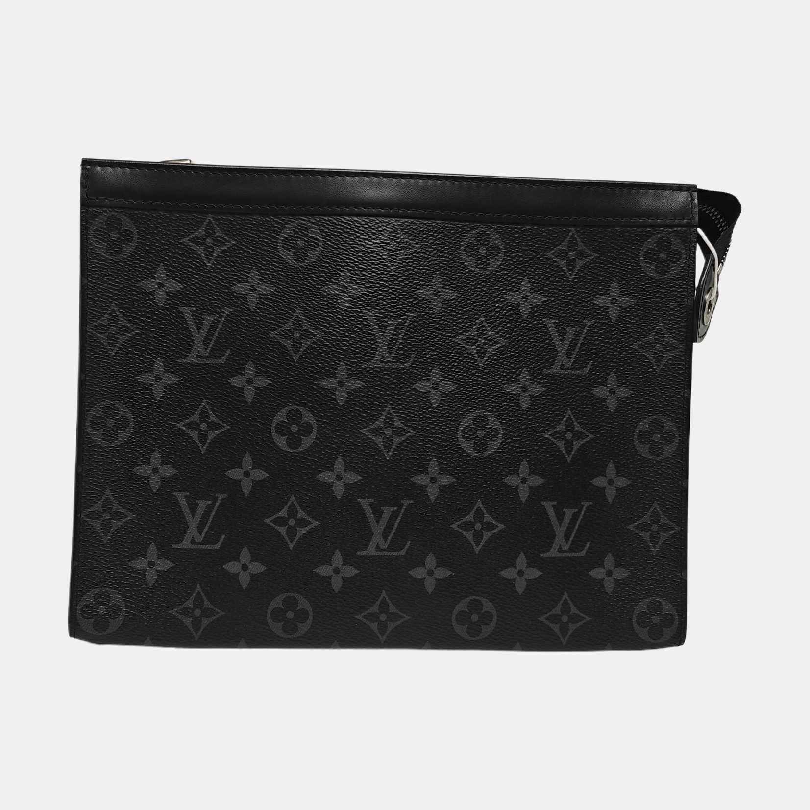 Pochette Voyag MM Monogram Coated Canvas Black
