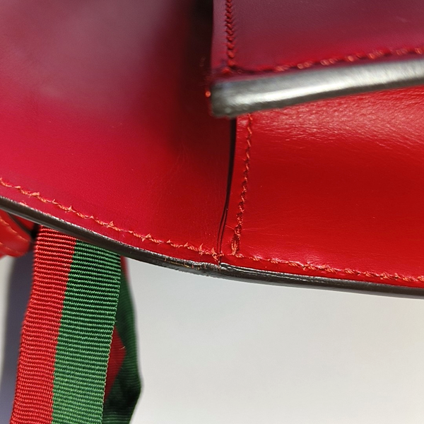 Authenticated pre-owned  Sylvie Small Calfskin Red - Shoulder Bag at Looply