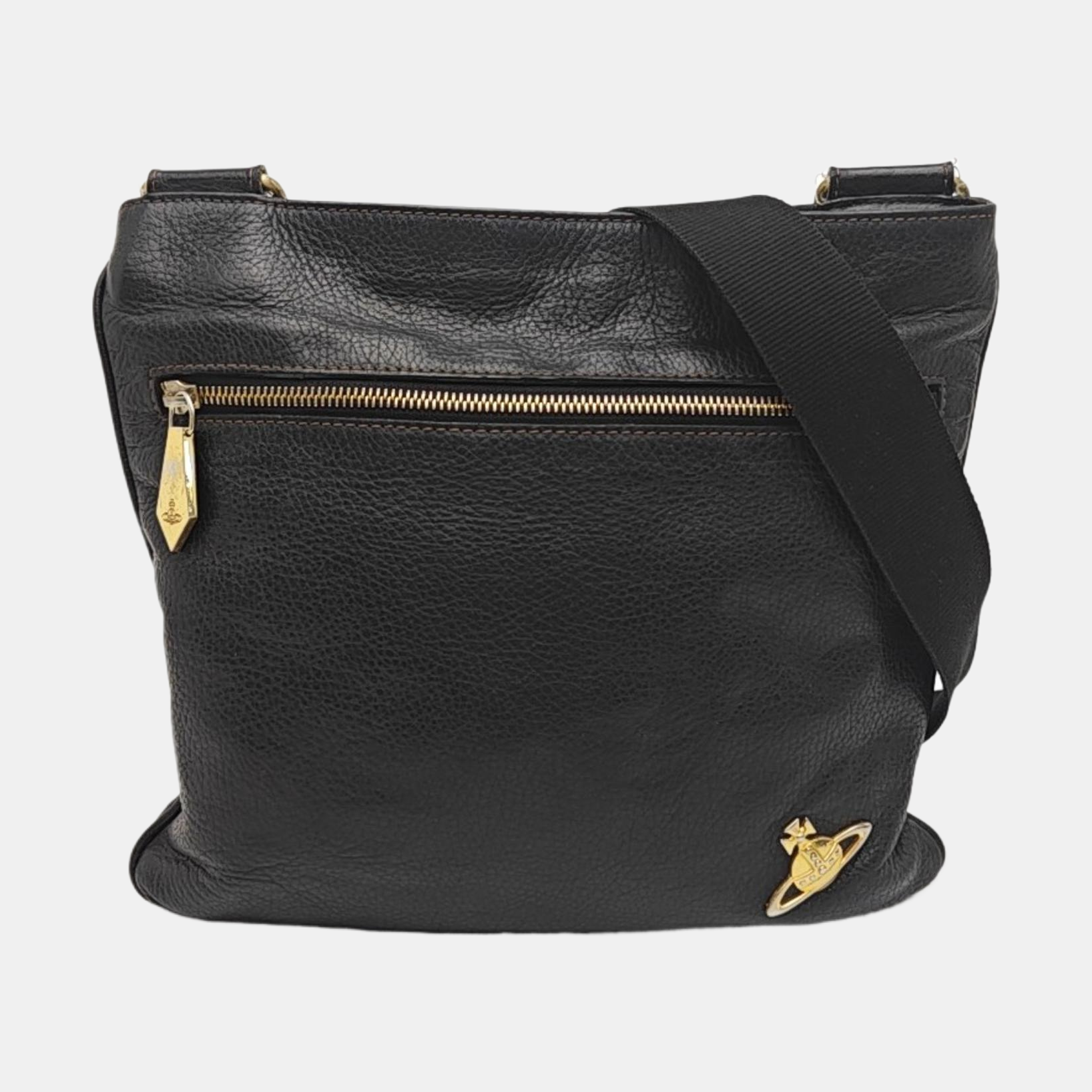 Calfskin Shoulder Bag Black