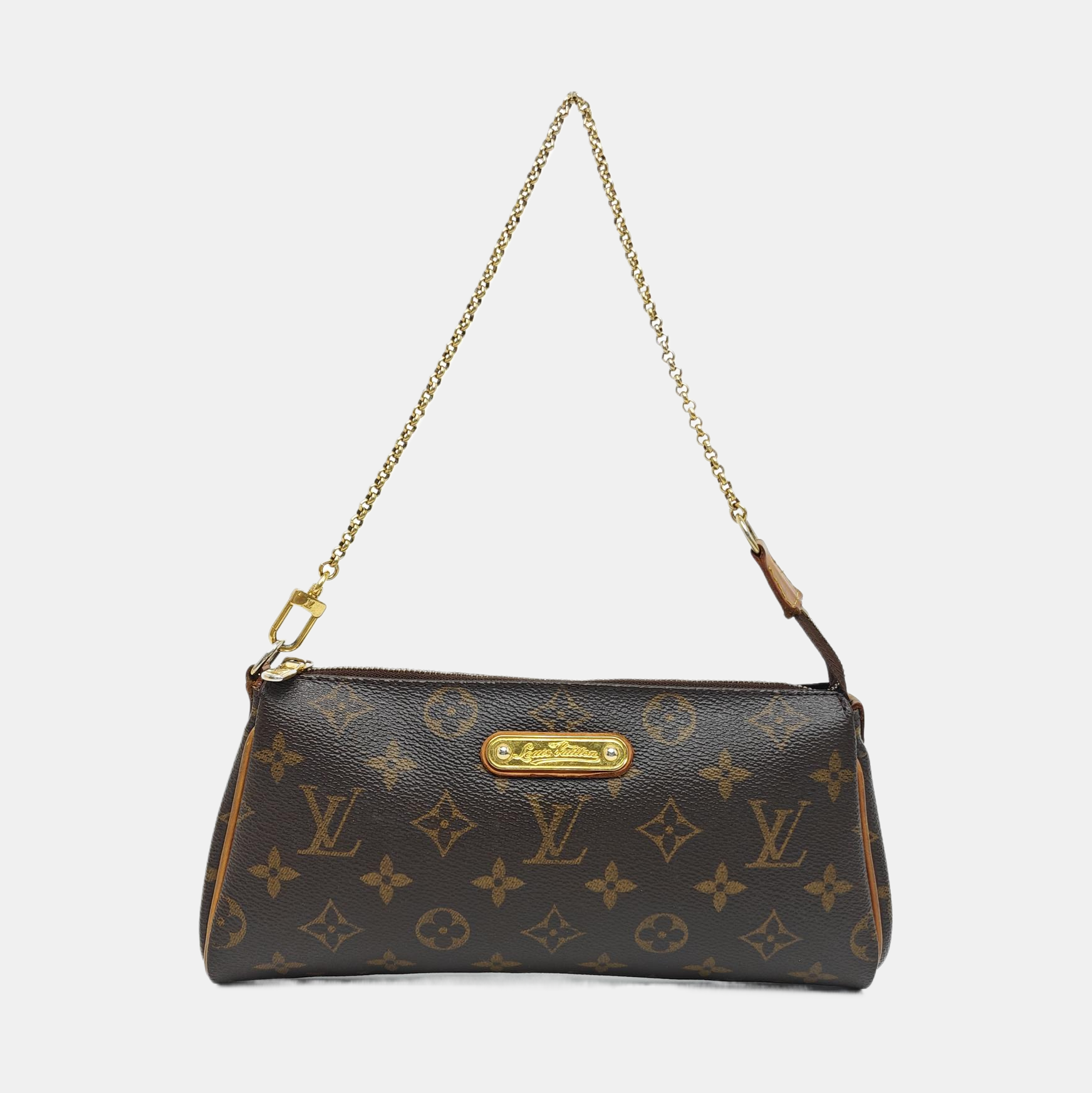 EVA Monogram Coated Canvas Brown