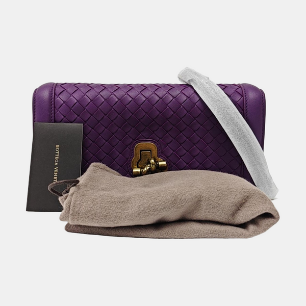 Olimpia Knot Lambskin Purple