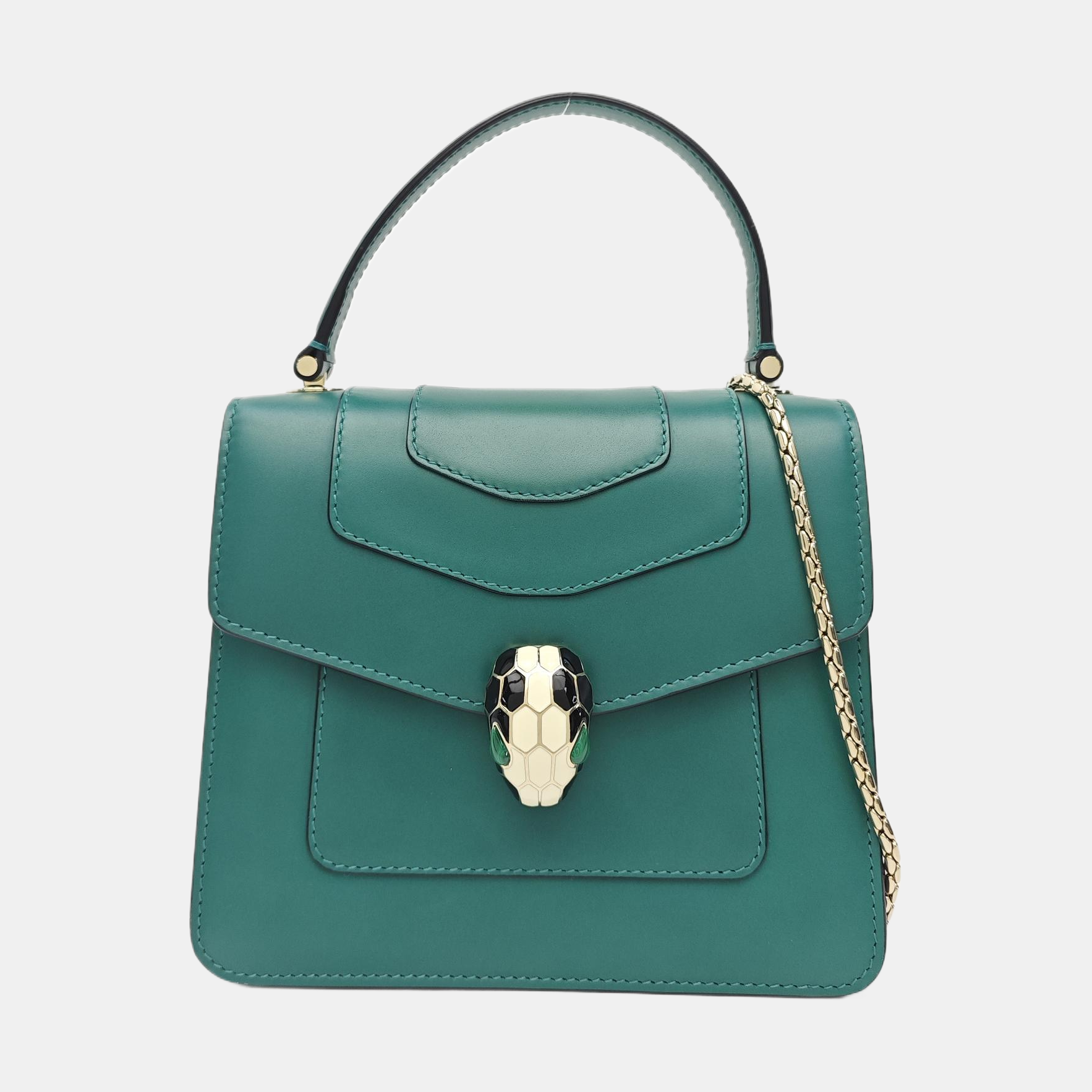 SERPENTI FOREVER Calfskin Green