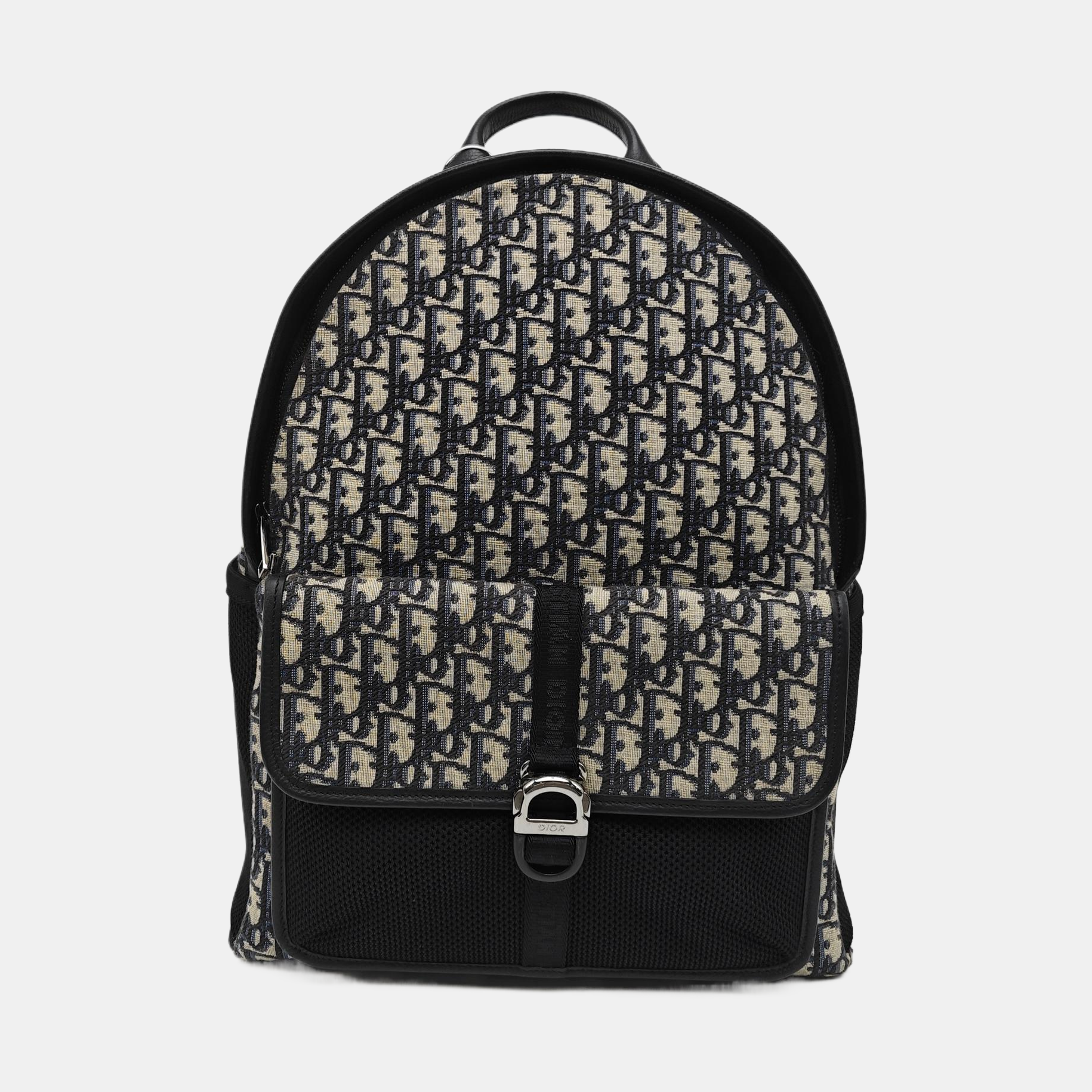 Oblique Canvas Backpack Blue