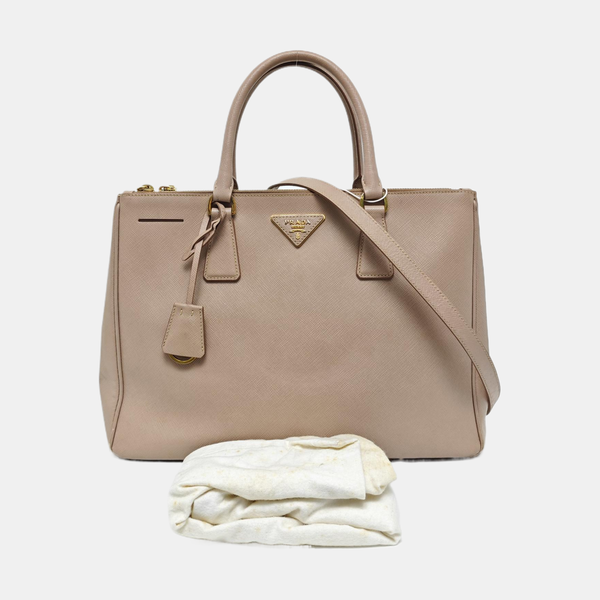 Galleria Extra Large Saffiano Calfskin Pink