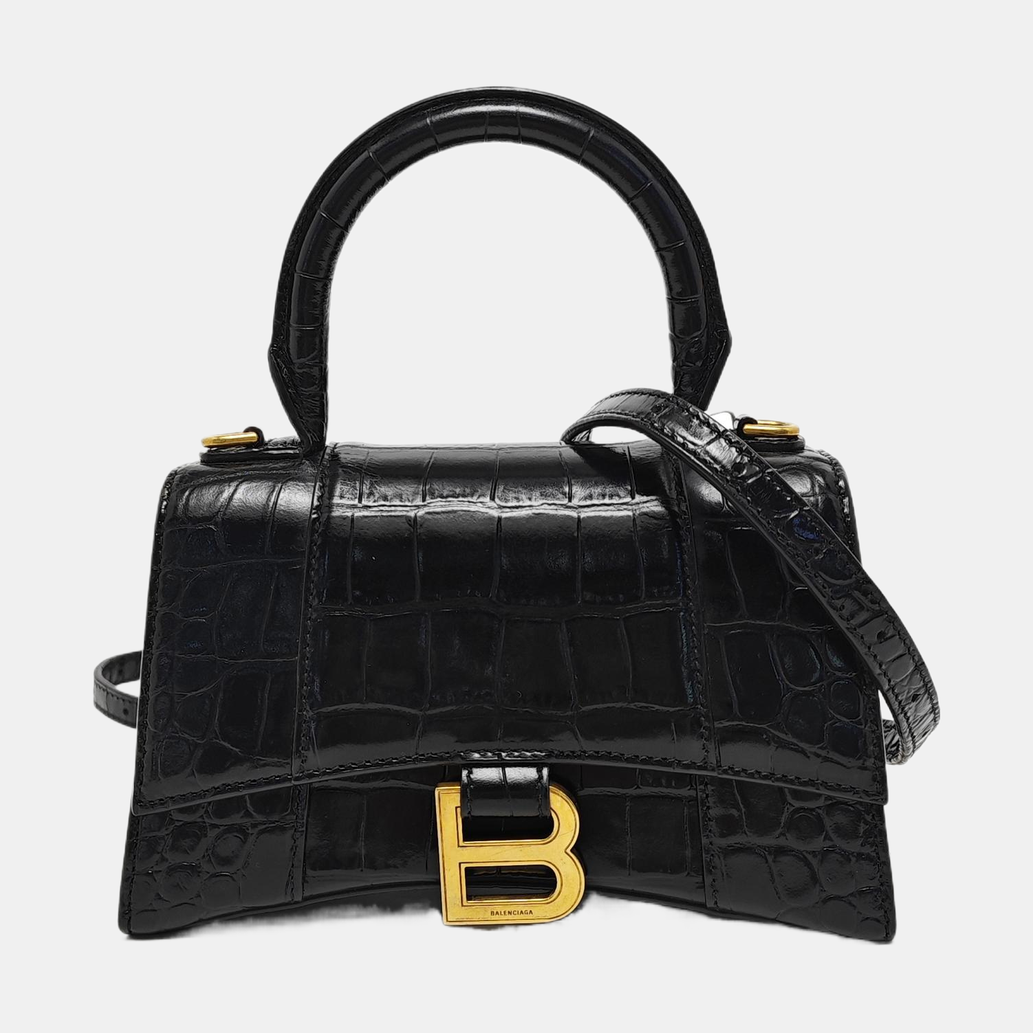 Hourglass XS Calfskin Black