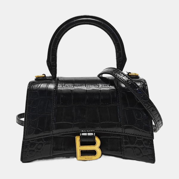 Hourglass XS Calfskin Black