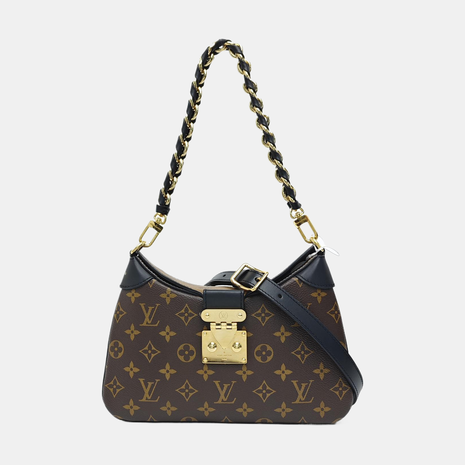 TWINNY Monogram Coated Canvas Brown