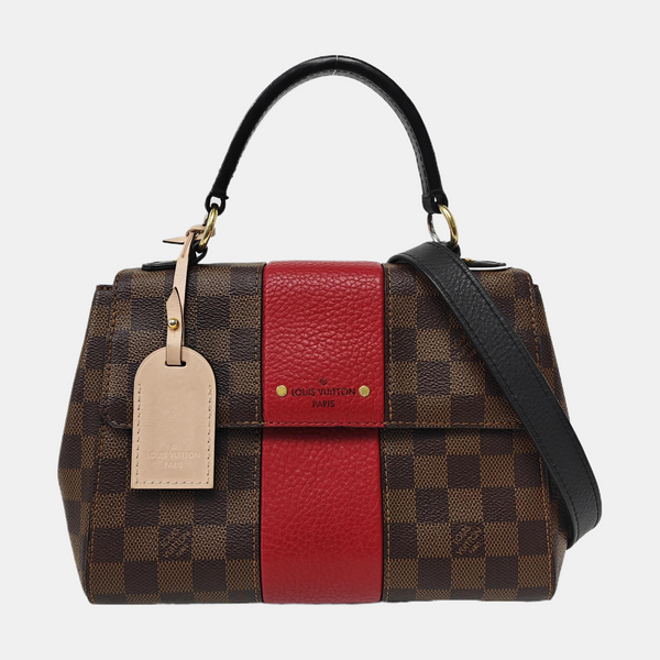 BOND STREET BB Damier Ebene Coated Canvas Brown