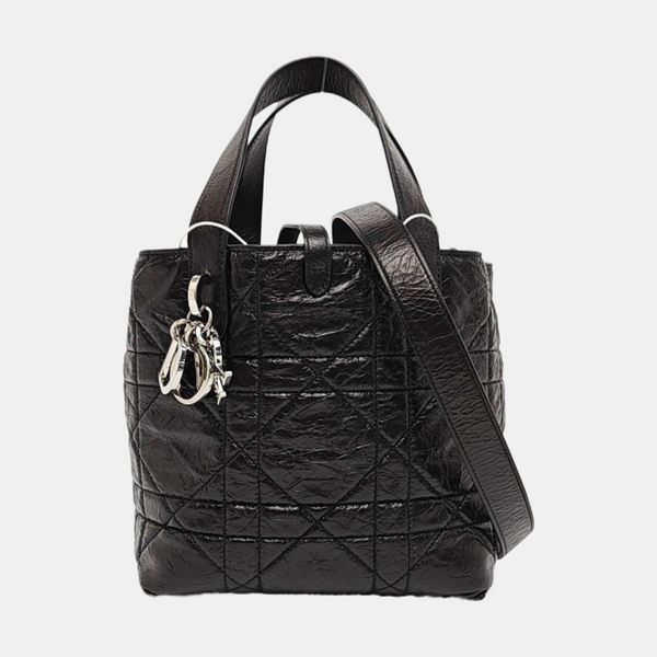 Toujours Small Cannage Calfskin Black