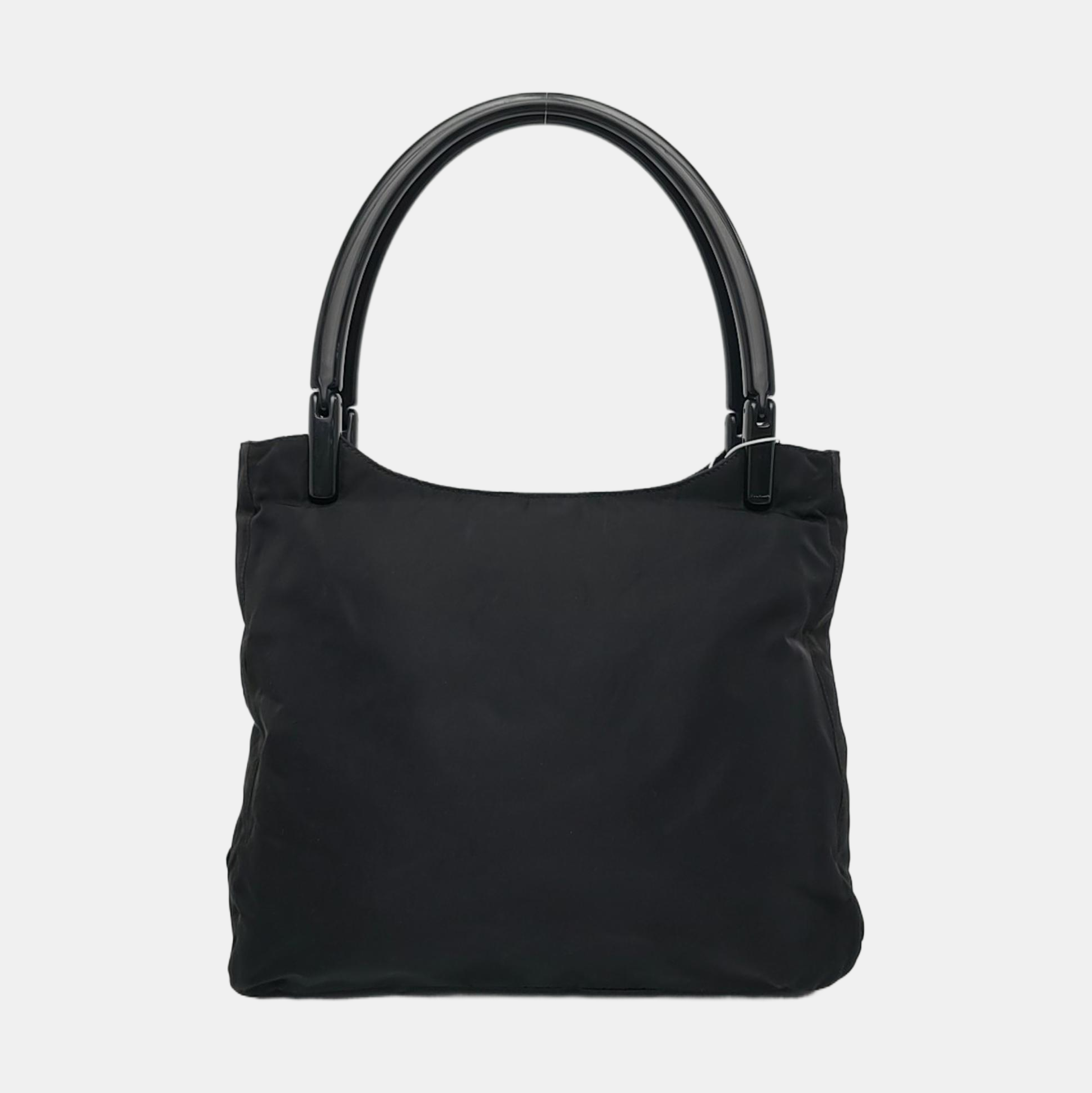 Nylon Tote Bag Black