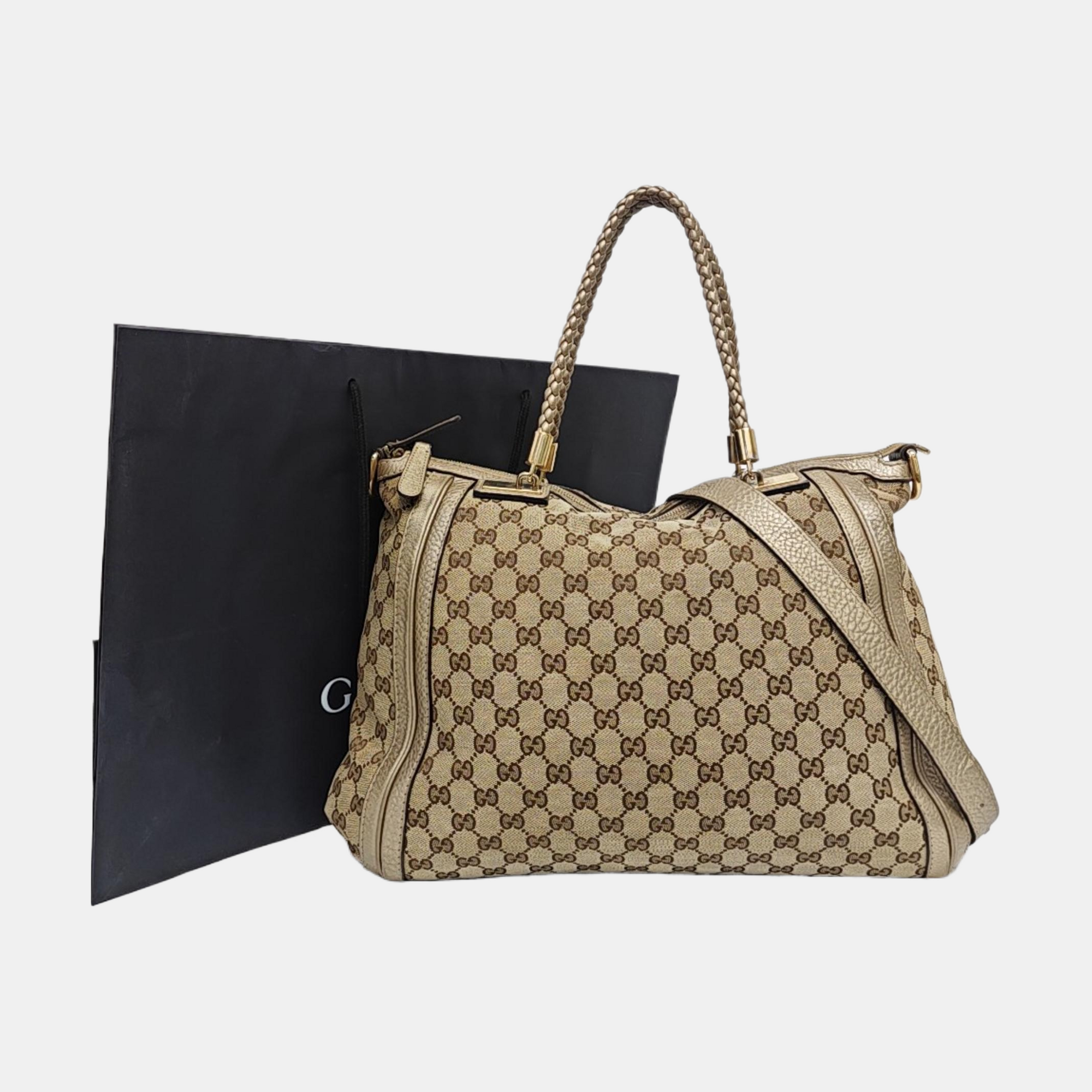 Bella Monogram Canvas Beige