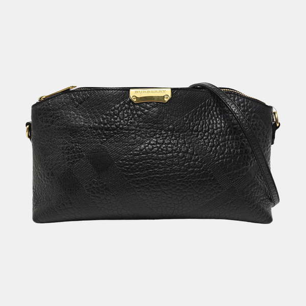 Calfskin Crossbody Bag Black