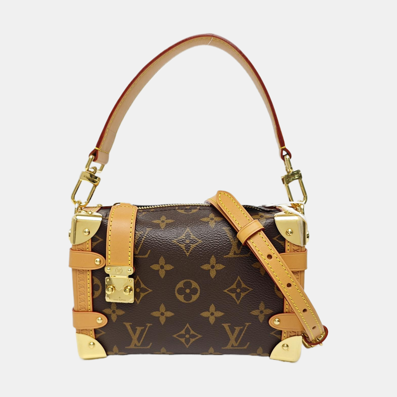 SIDE TRUNK PM Monogram Coated Canvas Brown