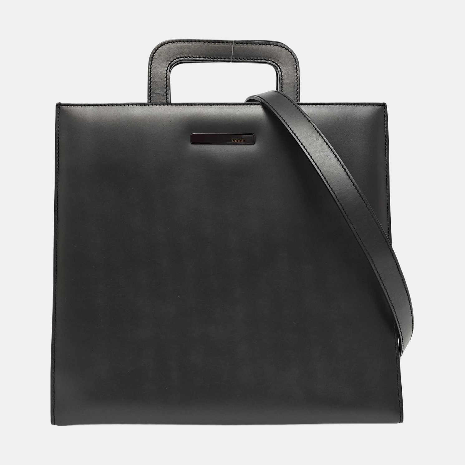 Calfskin Tote Bag Gray