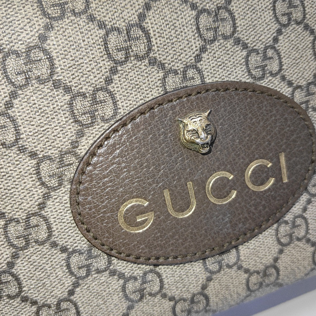 Neo Vintage Monogram Coated Canvas Beige