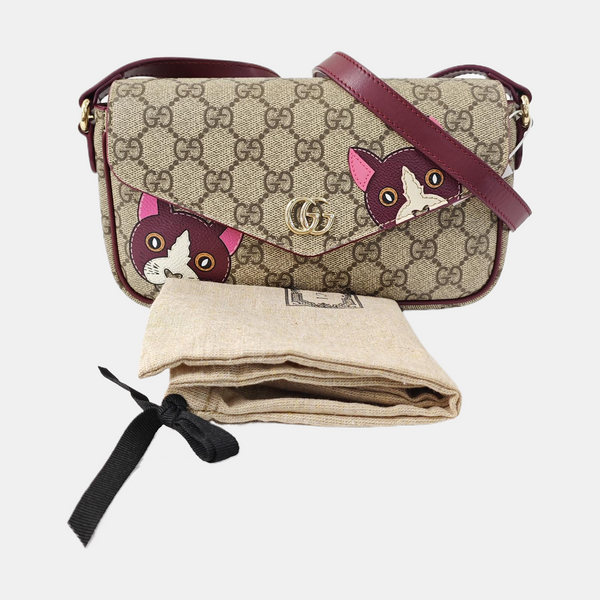 Monogram Coated Canvas Mini Beige