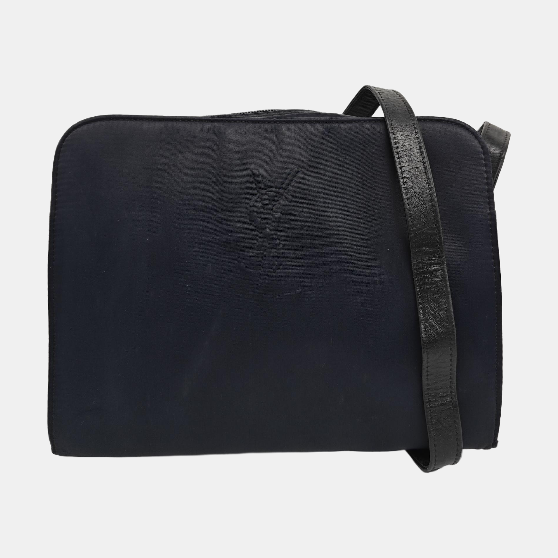 Nylon Shoulder Bag Blue