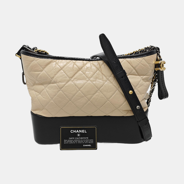 GABRIELLE Medium Quilted Calfskin Pink