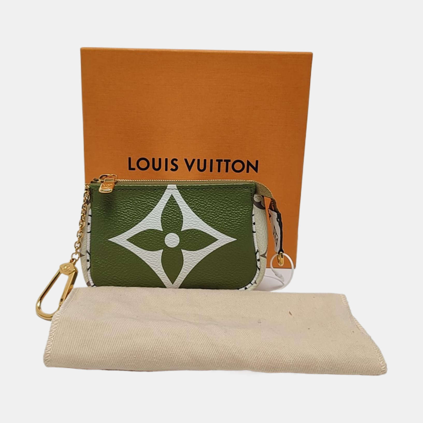 Authenticated pre-owned  ACCESSOIRES Mini Monogram Coated Canvas Green - Clutch at Looply