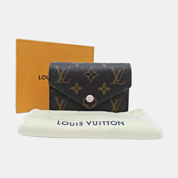 VICTORINE Monogram Coated Canvas Brown Wallet