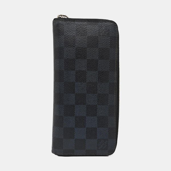 ZIPPY Damier Graphite Coated Canvas Gray Wallet