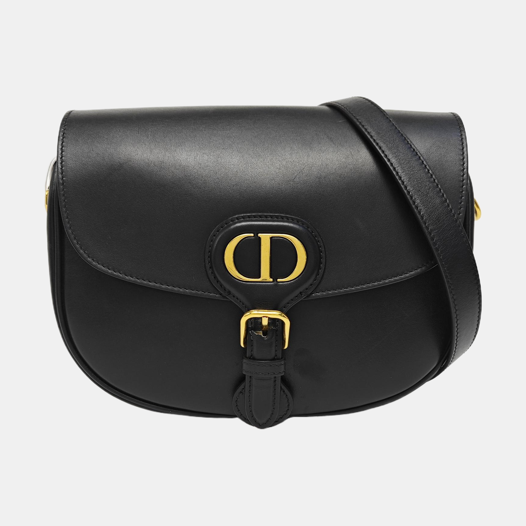 Bobby Medium Calfskin Black
