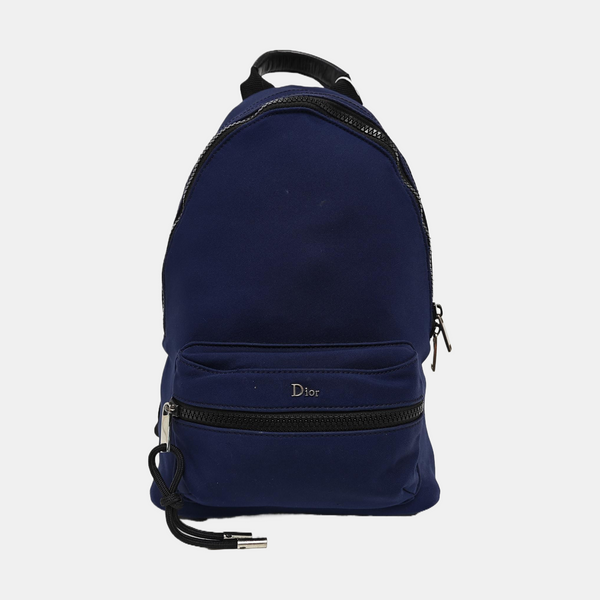 Fabric Backpack Blue
