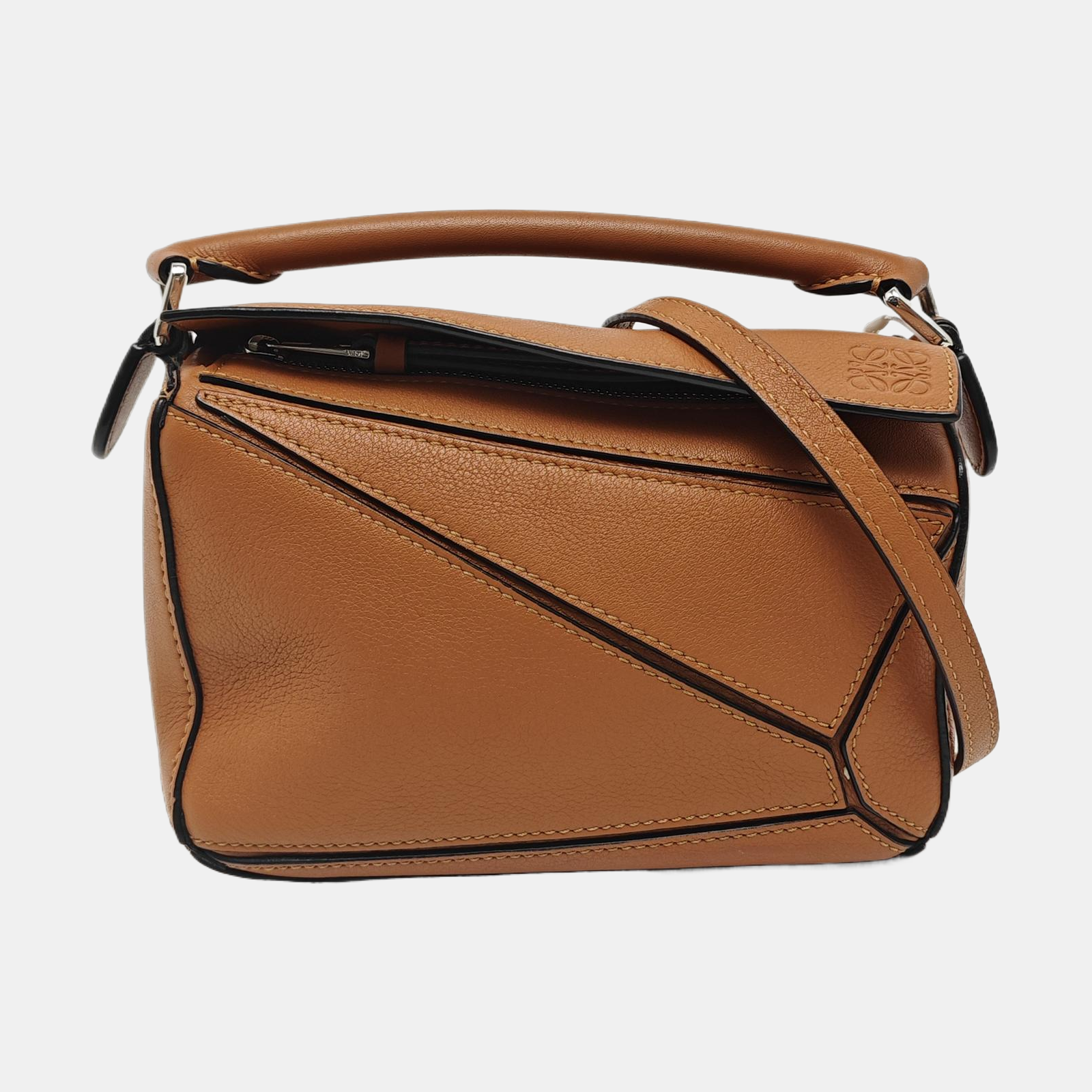 Puzzle Mini Calfskin Brown