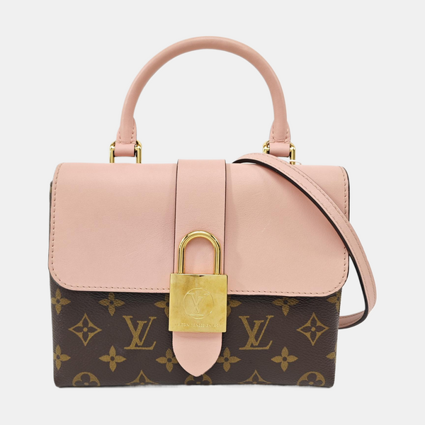 LOCKY BB Monogram Coated Canvas Pink