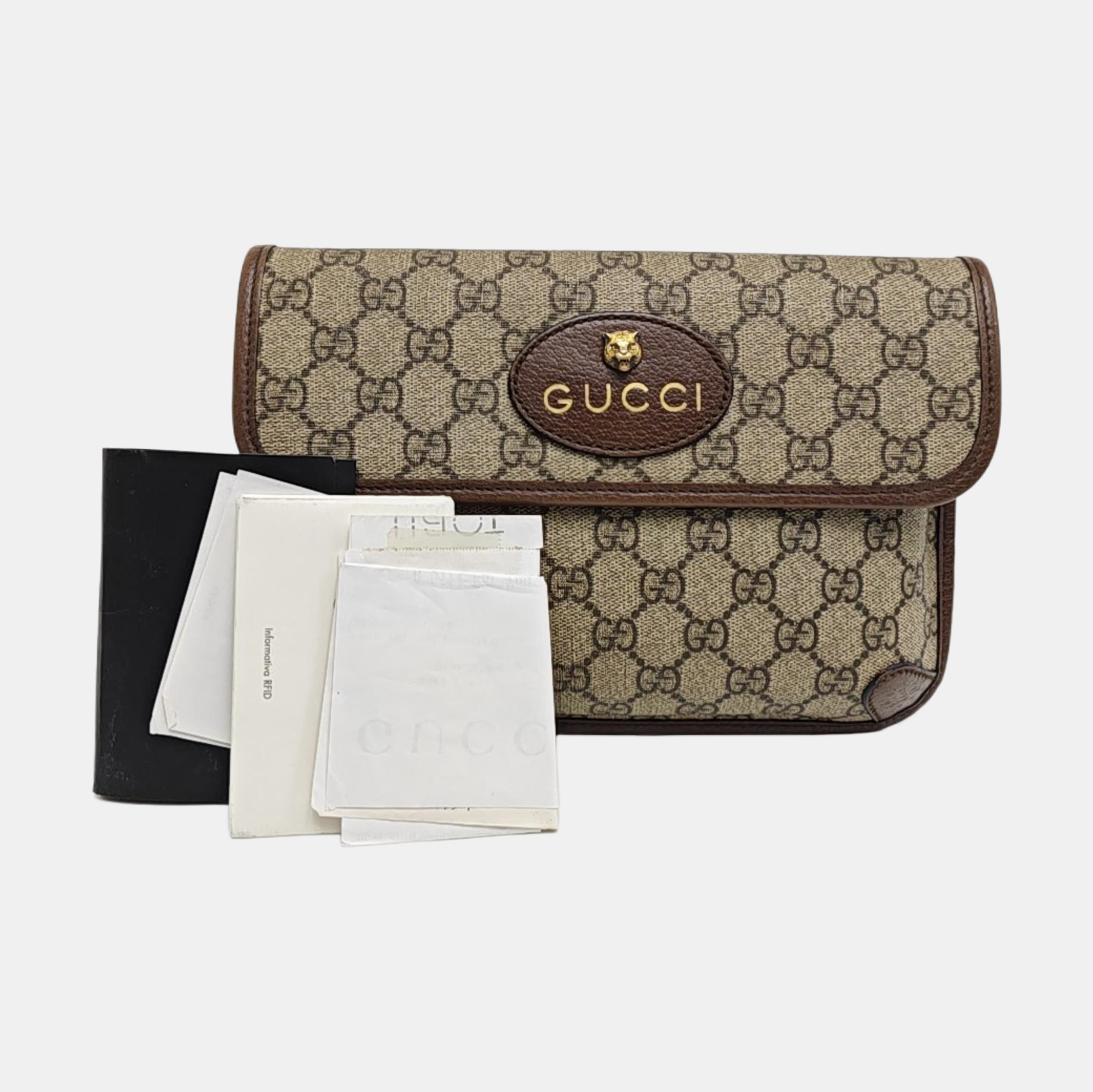 Neo Vintage Monogram Coated Canvas Beige