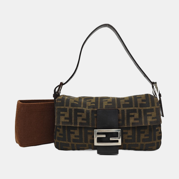 Baguette Medium Canvas Brown