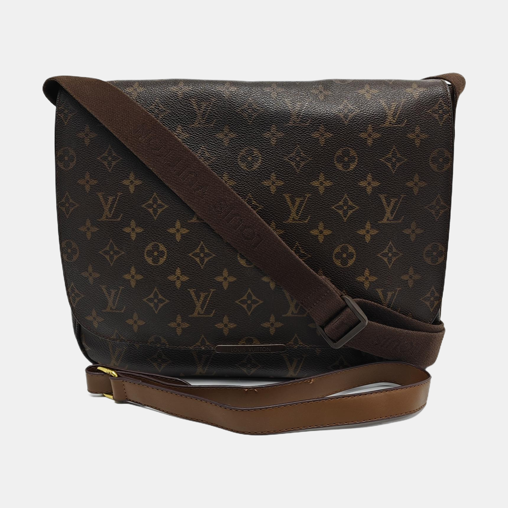VINTAGE BEAUBOURG Monogram Coated Canvas Brown