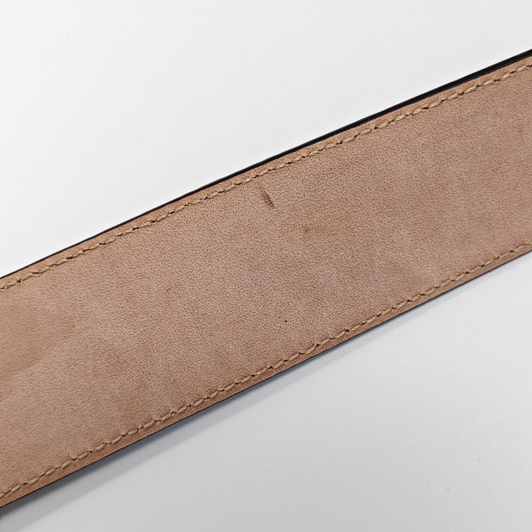 Leather Belt Blue