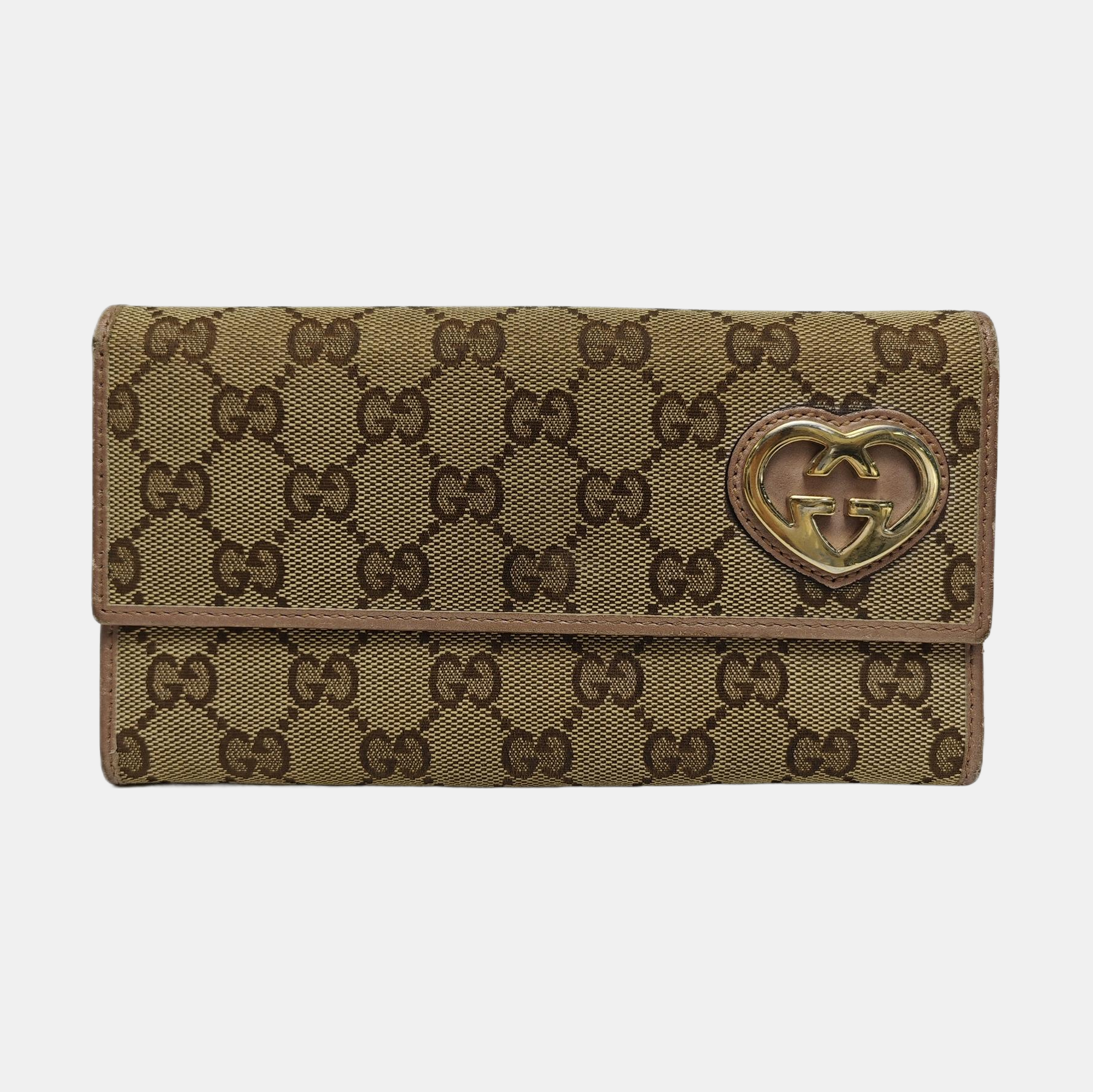 Lovely Monogram Canvas Beige Wallet