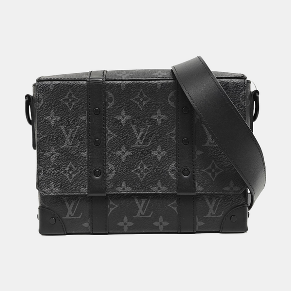 TRUNK PM Monogram Coated Canvas Black