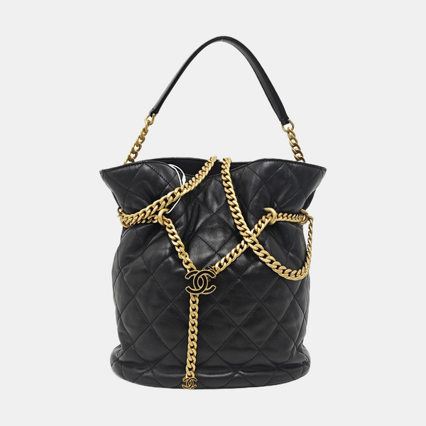 Quilted Lambskin Black
