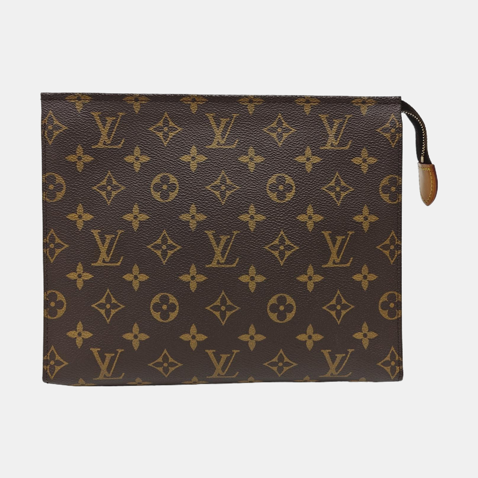 TOILET POCKET 26 Monogram Coated Canvas Brown