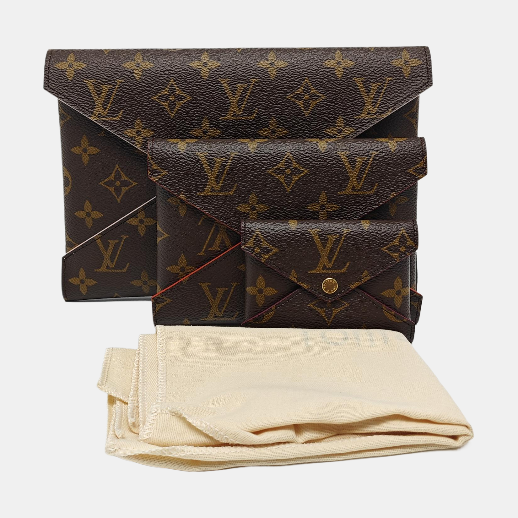KIRIGAMI Monogram Coated Canvas Brown
