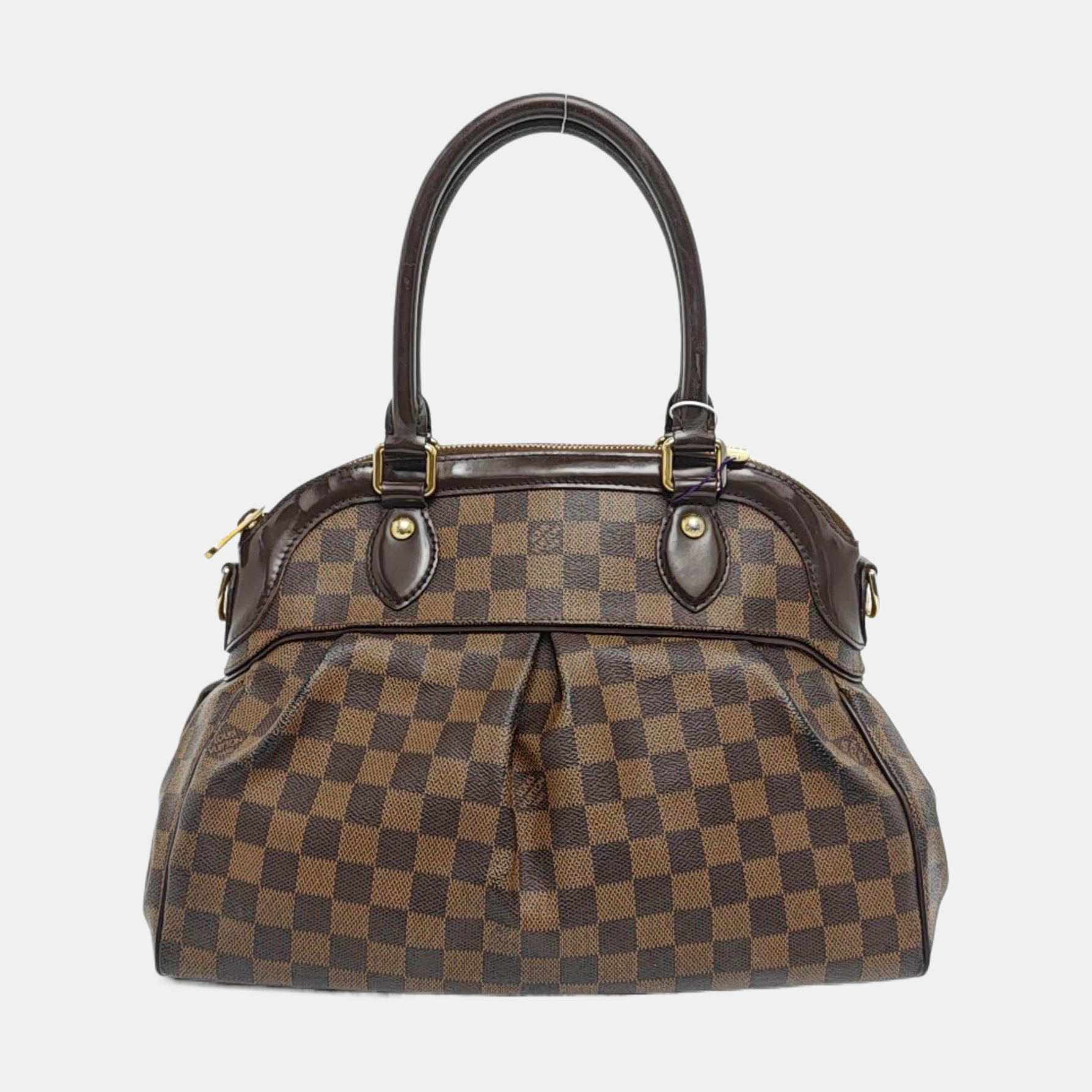 TREVI PM Damier Ebene Coated Canvas Brown