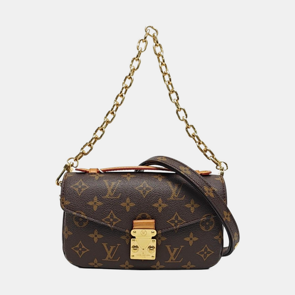 MÉTIS EAST WEST Monogram Coated Canvas Brown