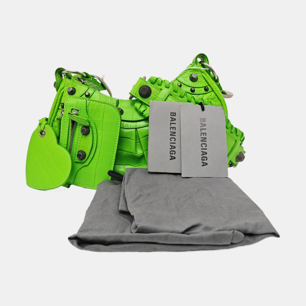 Le Cagole S Lambskin Green