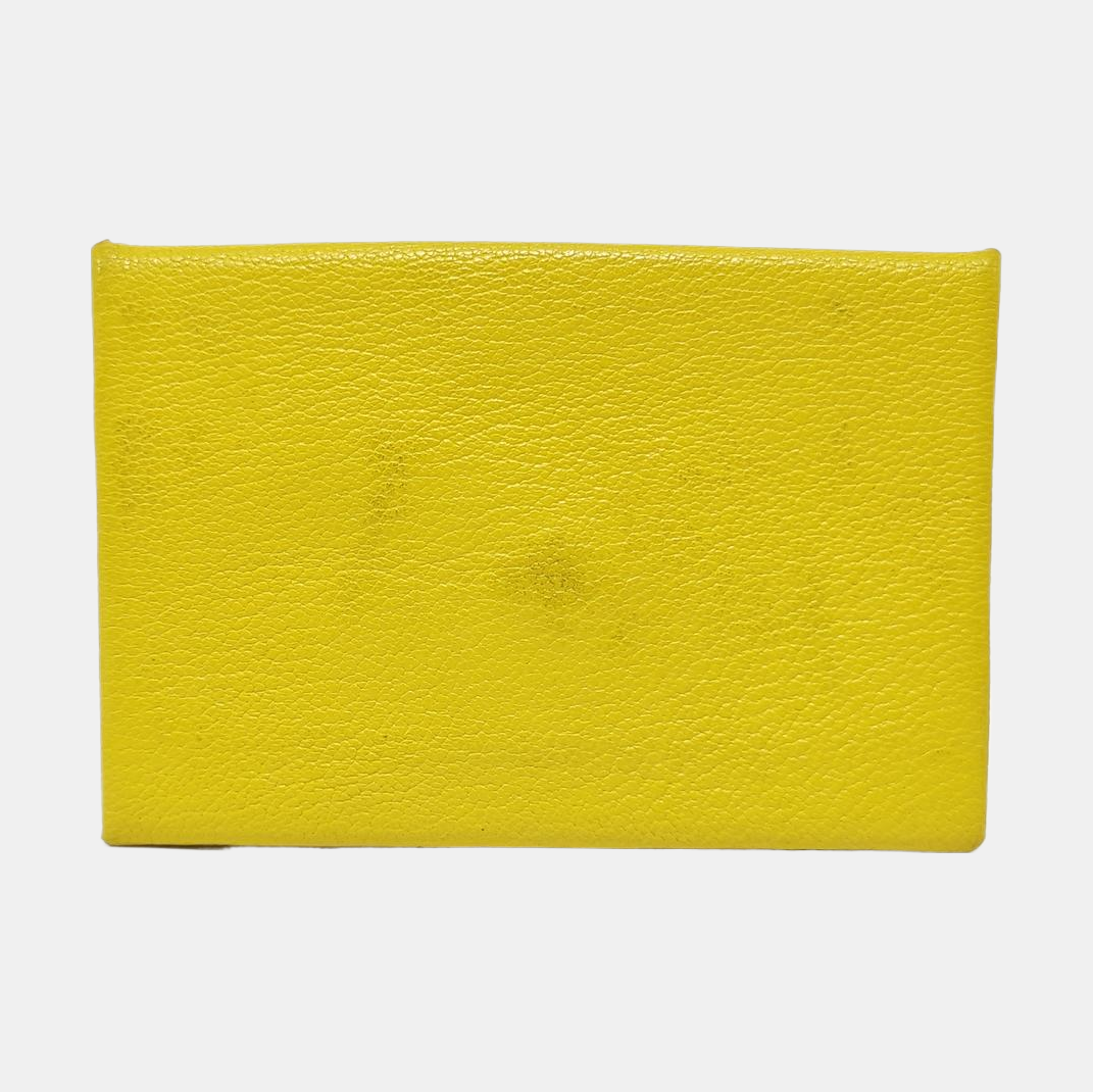 Calvi Chèvre Mysore Yellow Card Holder