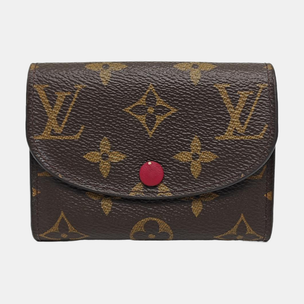 ROSALIE Monogram Coated Canvas Brown Wallet
